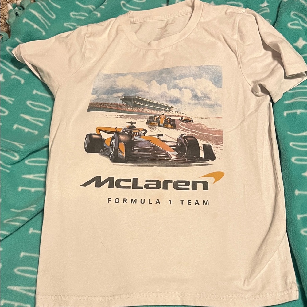 White Graphic Formula 1 Team T-Shirt